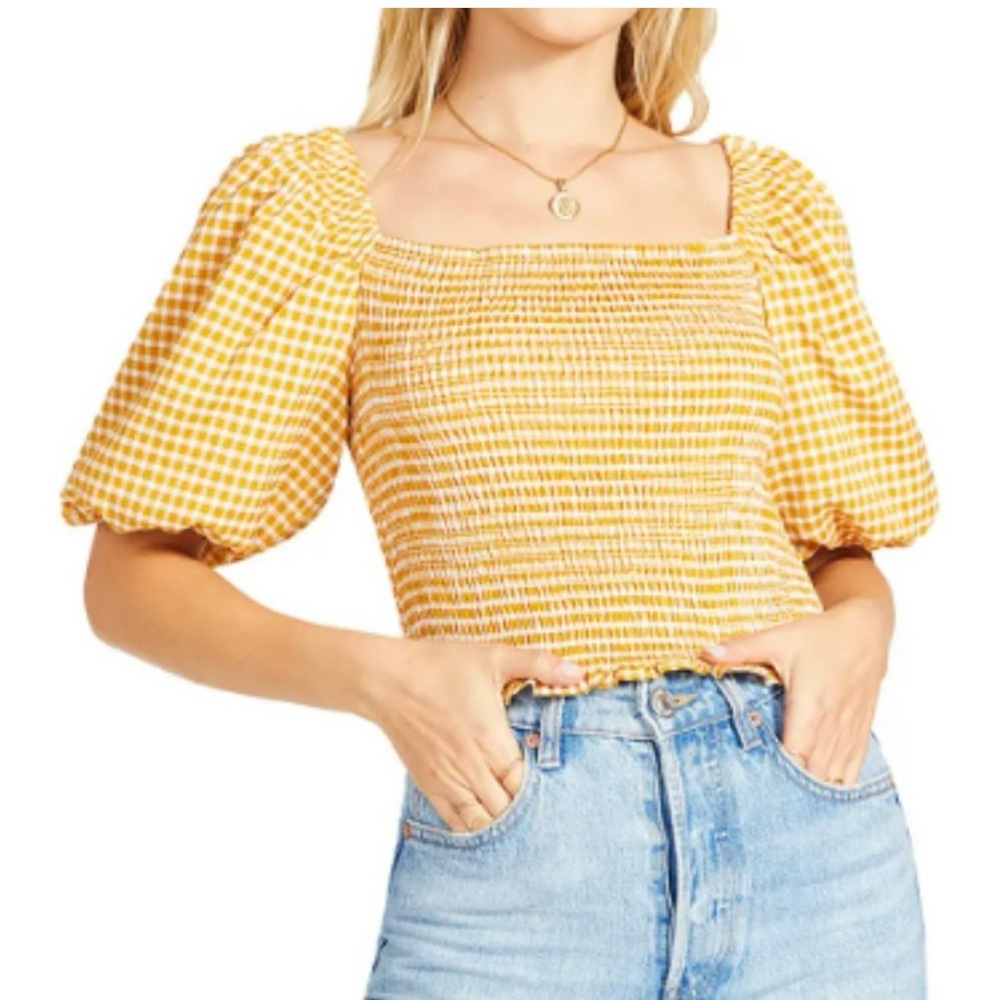 Steve Madden puff sleeve shirt